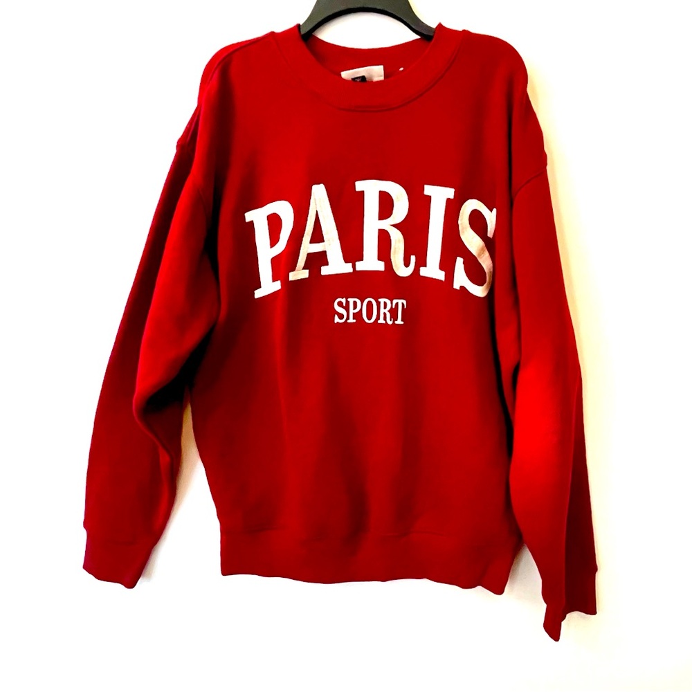 Universal Thread Paris Sport Crewneck Sweatshirt NWT Size XS
